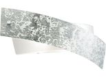 Camilla - Lampada Da Parete Argento 2XE14 Max 2X28W IP20 - Applique Led Da Muro Design Moderno 54X20Cm