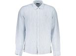 Camicia A Righe Regular Fit Con Collo Francese In Cotonelogico : Taglia - L Taglia: L
