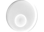 Applique Melania Led 30W Bianca, 1300Lm, Luce Calda 3000K, Alluminio E Metacrilato Satinato, IP20, Design Moderno D.30Cm