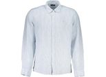 Camicia A Righe Regular Fit Con Collo Francese In Cotonelogico : Taglia - M Taglia: M