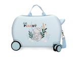 Joumma Bags Valigia Con Seduta Valigia Con Rotelle Valigia Per Bambini Valigia Rigida Per Bambini Disney Dumbo Azzurro