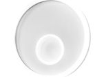 Applique Melania Led 40W Bianca, 1700Lm, Luce Calda 3000K, Alluminio E Metacrilato Satinato, IP20, Design Moderno D.40Cm