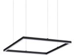 Sospensione Moderna Oracle Alluminio-Materie Plastiche Nero Led 33W 3000K