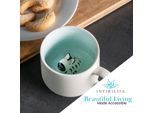Intirilife Tazza Da Caffè Tazza Da Tè 3D Con Zebra - Capacità 300 Ml - Tazza In Ceramica Tazza Cartoon Tazza Regalo Carino Con Manico