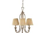 Casa Padrino Lampadario Barocco Argento/Oro Ø 48,3 Cm - Lampadario In Stile Barocco