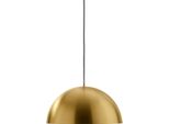 Bonella - Lampada A Sospensione Ottone 1XE27 Max 1X60W IP20 - Lampada Da Soffitto Con Design Moderno In Alluminio - Attacco E27