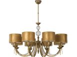 Casa Padrino Lampadario Barocco Ottone Con Patina / Oro Ø 87 Cm