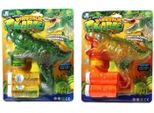 Pistola Sparabolle Dinosauro "T-Rex"" Su Cartoncino"