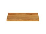 Vidaxl Piano Da Tavolo Con Bordo Ad Albero 50X20X2,5 Cm In Legno Massiccio Di Mango