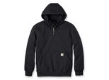 Carhartt Quarter Zip-Sweatshirt, Colore:Nero, Taglia:L