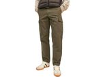 Jack & Jones Pantaloni Cargo Loose Fit Di Kane Barkley, Verde 36L X 32L