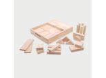 Tickit Set Di Blocchi Da Costruzione In Legno - Blocchi Da Costruzione Jumbo Con Contenitore In Legno