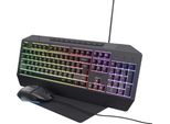 Trust Trust Gxt 791 Tastiera Mouse Incluso Gaming Usb Qwertz Tedesco Nero