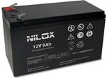 Nilox Batteria Ups 12V 9Ah Ermetica Al Piombo Modello 17NXBA9A00001T