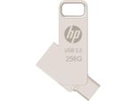 Hp 256 Gb X206C Otg Type-C Metal Flash