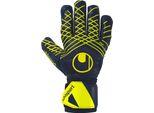 Uhlsport Prediction Supersoft Hn - Blu/Bianco/Giallo Fluo, Dimensioni: 9.5