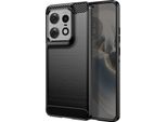 Avizar, Custodia Protettiva Flessibile Per Motorola Edge 50 Pro, Effetto Carbonio, Nero