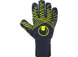 Uhlsport Prediction Absolutgrip Hn Guanti Da Portiere - Navy / Bianco / Giallo Neon