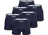 S.Oliver Boxer Uomo, Confezione Da 6 - Boxer, Cotone Elasticizzato Navy M