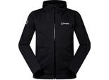 Giacca Softshell Ridge-Roamer, Giacca Da Uomo, Xl (55), Nero/Black, Berghaus