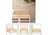 The Living Store Divano Da Giardino In Pino Massiccio
