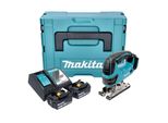 Makita Djv 180 Rfxj Seghetto Alternativo A Batteria 18 V 135 Mm + 2X Batteria 3,0 Ah + Caricabatteria + Makpac