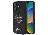 Guess Guhcp16Shg4Sgk Iphone 16 6.1 Czarny/Nero Custodia Rigida Fissa Glitter Big 4G