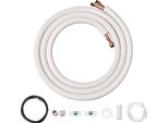 Set Di Cavi Mini-Split Vevor 4876,8 Mm, Tubi In Rame Da 15,87 Mm E 9,53 Mm Di Diametro Esterno E Isolamento A Tre Strati, Per Impianti Di Condizionamento O Pompe Di Calore E Hvac Con Numerosi Accessori
