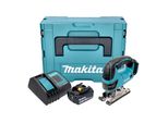 Makita Djv 180 ST1XJ Seghetto Alternativo A Batteria 18 V 135 Mm + 1X Batteria 5,0 Ah + Caricabatteria + Makpac