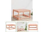 The Living Store Sgabello Da Giardino In Legno Massiccio Di Abete Douglas