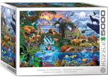 Eurographics Xxl-Puzzle Tiere Der Welt, 5000 Teile, 152 X 102 Cm, 8520-5881