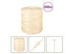 The Living Store Corda 100% Sisal 2 Mm 300 M