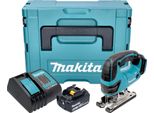 Makita Djv 180 SG1XJ Seghetto Alternativo A Batteria 18 V 135 Mm + 1X Batteria 6,0 Ah + Caricabatteria + Makpac