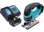 Makita Djv 180 SG1X Seghetto Alternativo A Batteria 18 V 135 Mm + 1X Batteria 6,0 Ah + Caricabatteria