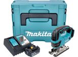 Makita Djv 180 RF1XJ Seghetto Alternativo A Batteria 18 V 135 Mm + 1X Batteria 3,0 Ah + Caricabatteria + Makpac