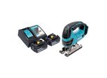 Makita Djv 180 Rgx Seghetto Alternativo A Batteria 18 V 135 Mm + 2X Batteria 6,0 Ah + Caricabatteria