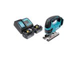 Makita Djv 180 Sgx Seghetto Alternativo A Batteria 18 V 135 Mm + 2X Batteria 6,0 Ah + Caricabatteria