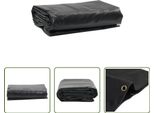 The Living Store Abdeckplane Anthrazit 5X6 M 650 G/M²