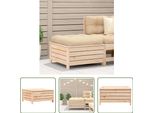 Lo Sgabello Da Giardino The Living Store 62X63,5X32 Cm In Legno Di Pino Massiccio