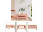 The Living Store Sgabello Da Giardino In Legno Massiccio Di Abete Douglas