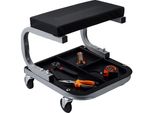 Piano Di Rotolamento Per Autofficina - Sgabello Per Officina - Sgabello Per Officina - 36 X 36 X 36 Cm - Piano Di Rotolamento Di Montaggio Con Sedile Da 36 X 18 X 4 Cm - Acciaio +Poliuretano- Sgabello Per Officina Con Portata Fino A 113 Kg - Sgabello Riparato