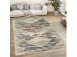 Tappeto Pezzo 140X190 Cm Ozan - Beige / Grigio