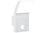 Vidaxl Applique Da Esterno A Led Con Sensore In Alluminio Pressofuso Bianco