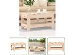 The Living Store Sgabello Da Giardino 62X30X32 Cm Legno Massello Di Pino