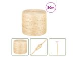The Living Store Corda 100% Sisal 4 Mm 50 M