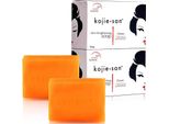 Kojie San Sapone Idratante 2 Pezzi "Sapone Schiarente Per La Pelle"" - Sapone Da Doccia Con Olio Di Cocco E Olio Di Tea Tree - Sapone All'acido Kojico - Efficace Schiarente - Pelle Più Giovane"