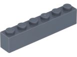 Lego® 1 Pezzo 3009 Mattoncini 1X6 Parte Basic 1 Grigio Scuro Bluastro