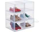 Scatole Da Scarpe Relaxdays Da 6 Pezzi