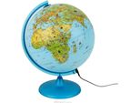 Mappamondo Safari Illuminato Con Animali 30 Cm