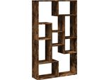 Vidaxl Libreria In Rovere Affumicato 72X20X120,5 Cm Materiale Ligneo